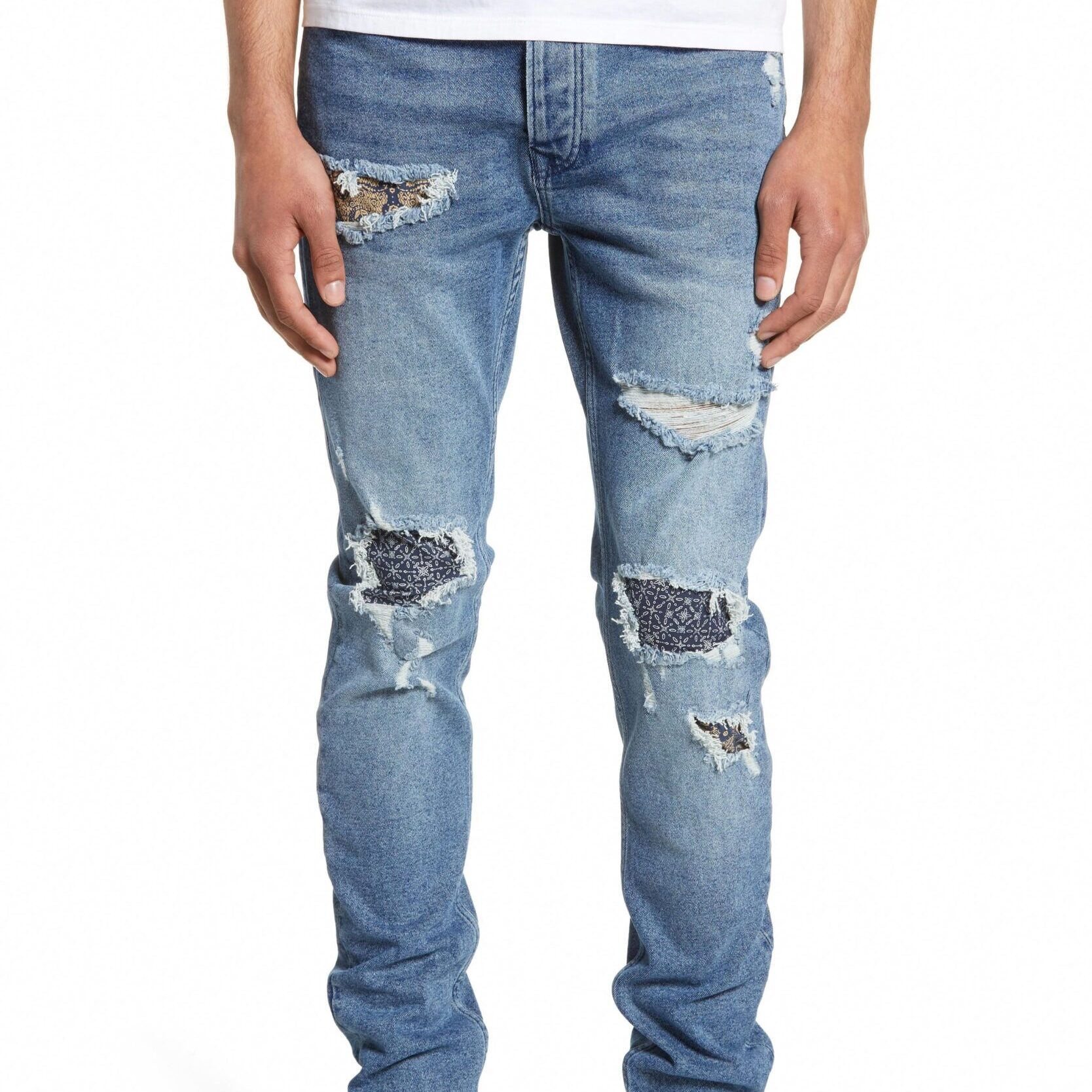 blue tone jeans