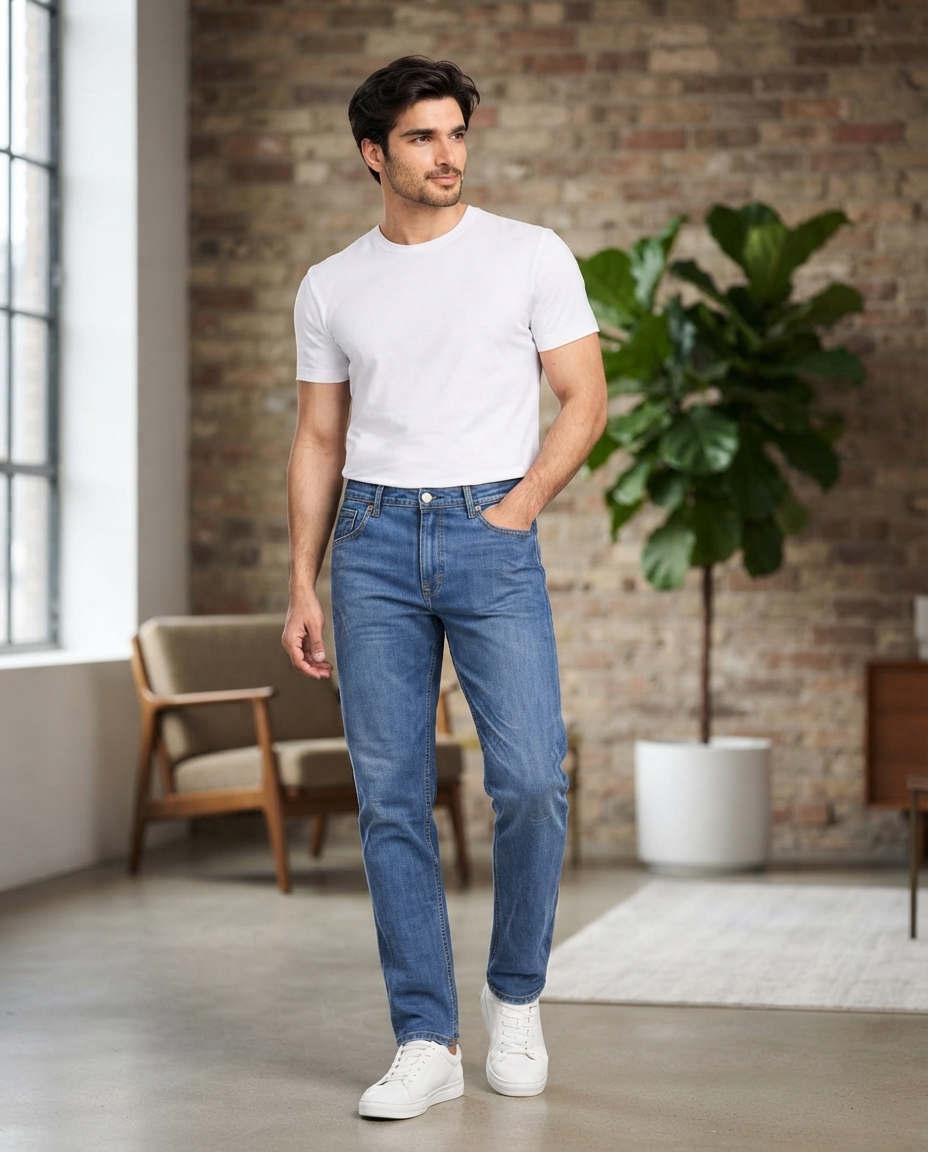 cotton jeans