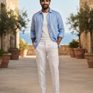 cotton lenin pant